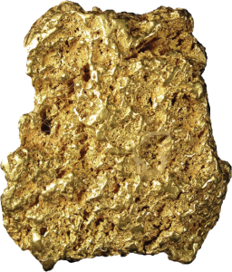 Gold nugget PNG image-10994